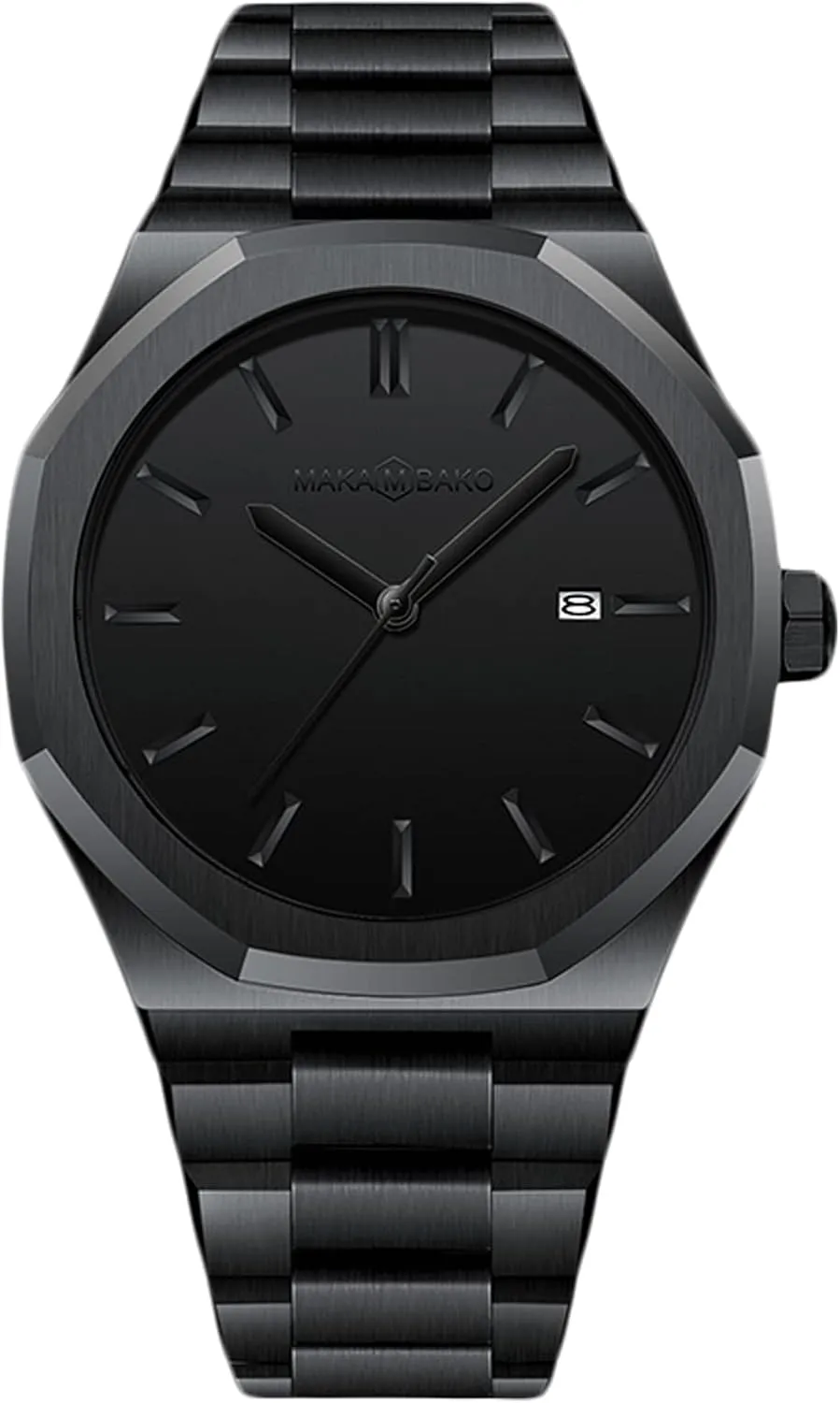 Analog Quartz Watch with Stainless Steel Bracelet Calendar Wristwatches Business Sport bear Watches for Men RORIOS Mens Watches Waterproof 