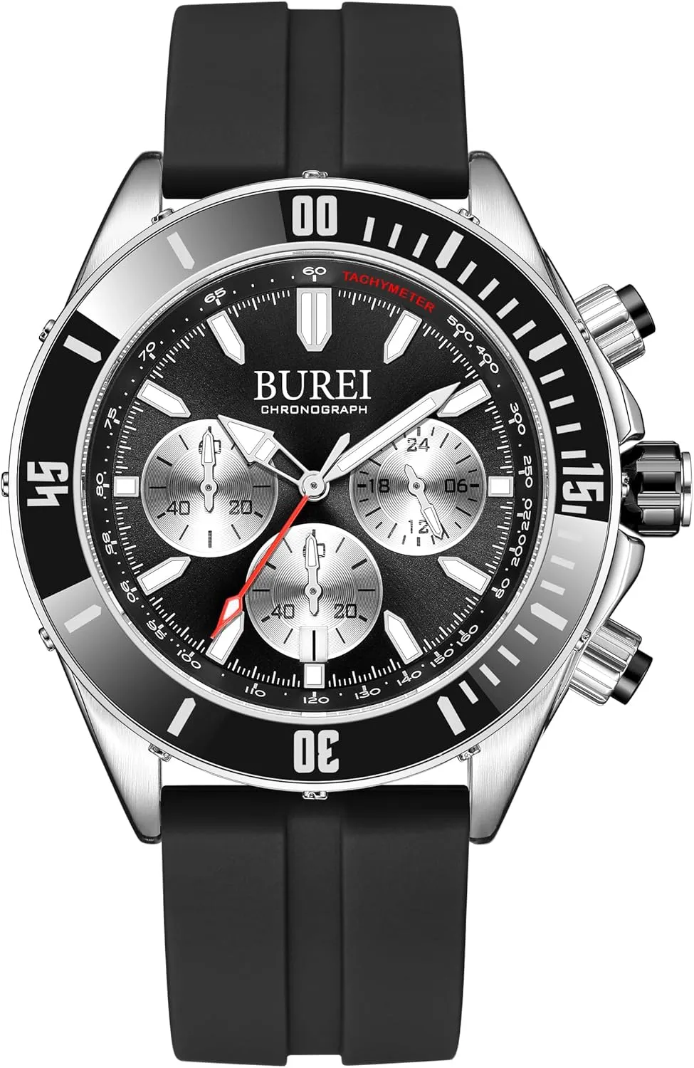 Analog Quartz Waterproof fulfill shoemaker affordable executive elegant Casual Men's Watch BUREI Men's Watch, 