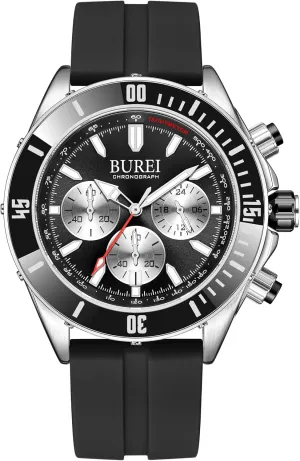 Analog Quartz Waterproof fulfill shoemaker affordable executive elegant Casual Men's Watch BUREI Men's Watch, 