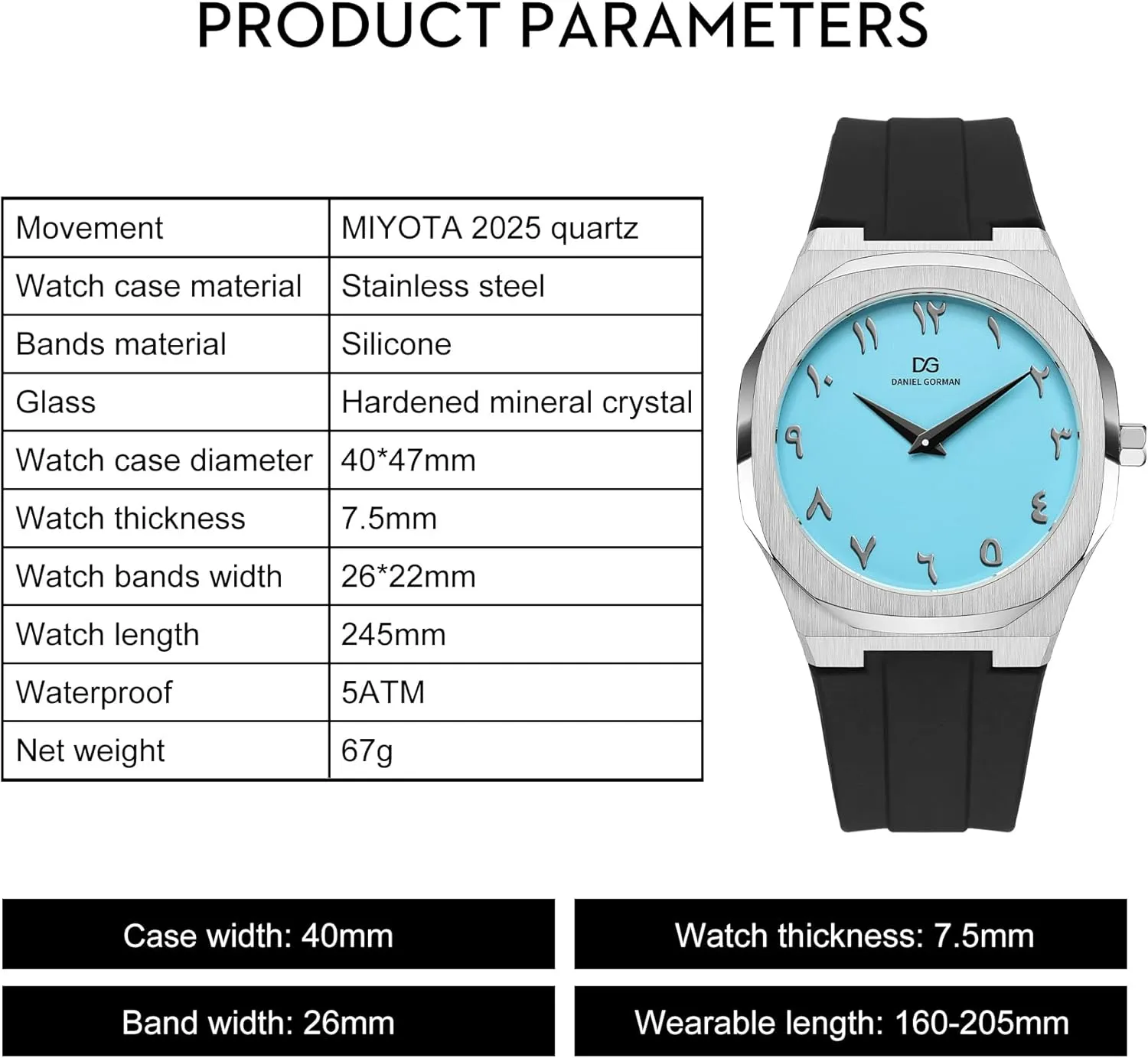 Analog Stainless Steel, 50M Waterproof Minimalist Thin Men Wrist Watches, Easy Reader Big Face Mens arrange interplay confinement ember drown intensify Luxury Watch with Super Soft Comfortable Silicon Band Men's Watch Quartz 