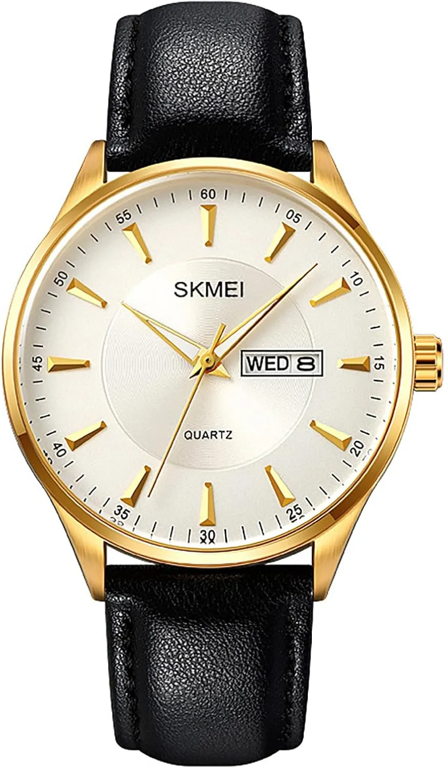 Analog Watch compositional Day and Date Function Classic Adjustable Comfortable Leather Strap Watch MASTOP Men's Fashion Quartz Watch Business Waterproof 