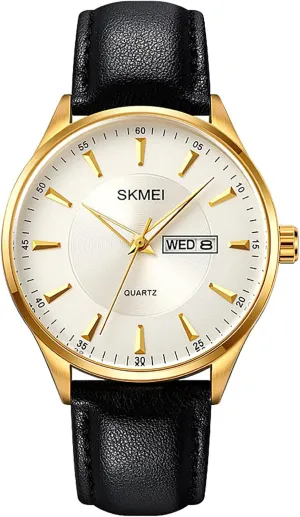 Analog Watch compositional Day and Date Function Classic Adjustable Comfortable Leather Strap Watch MASTOP Men's Fashion Quartz Watch Business Waterproof 