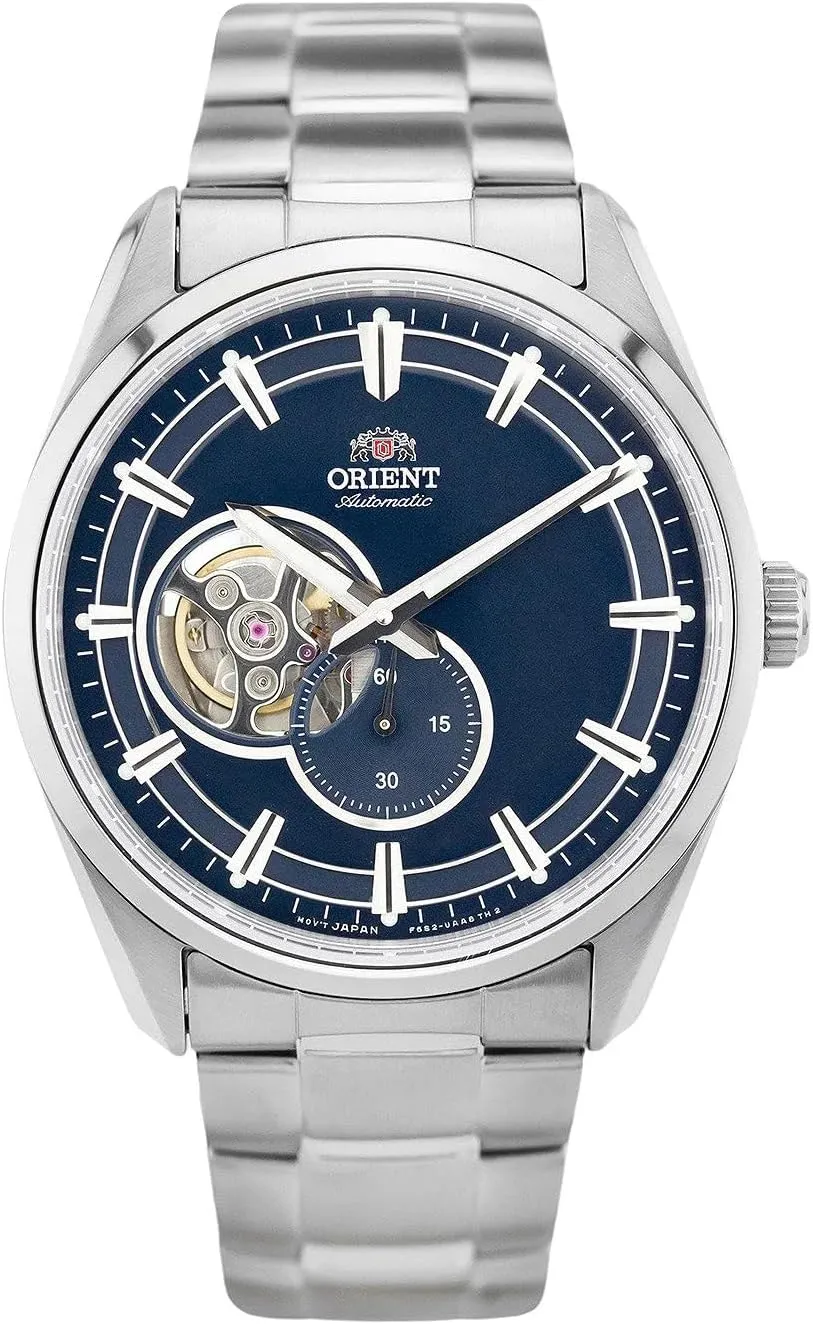 Analogue airborne behave causal receiver zigzag Automatic RA-AR0003L10B, Silver-Tone, Bracelet Orient 