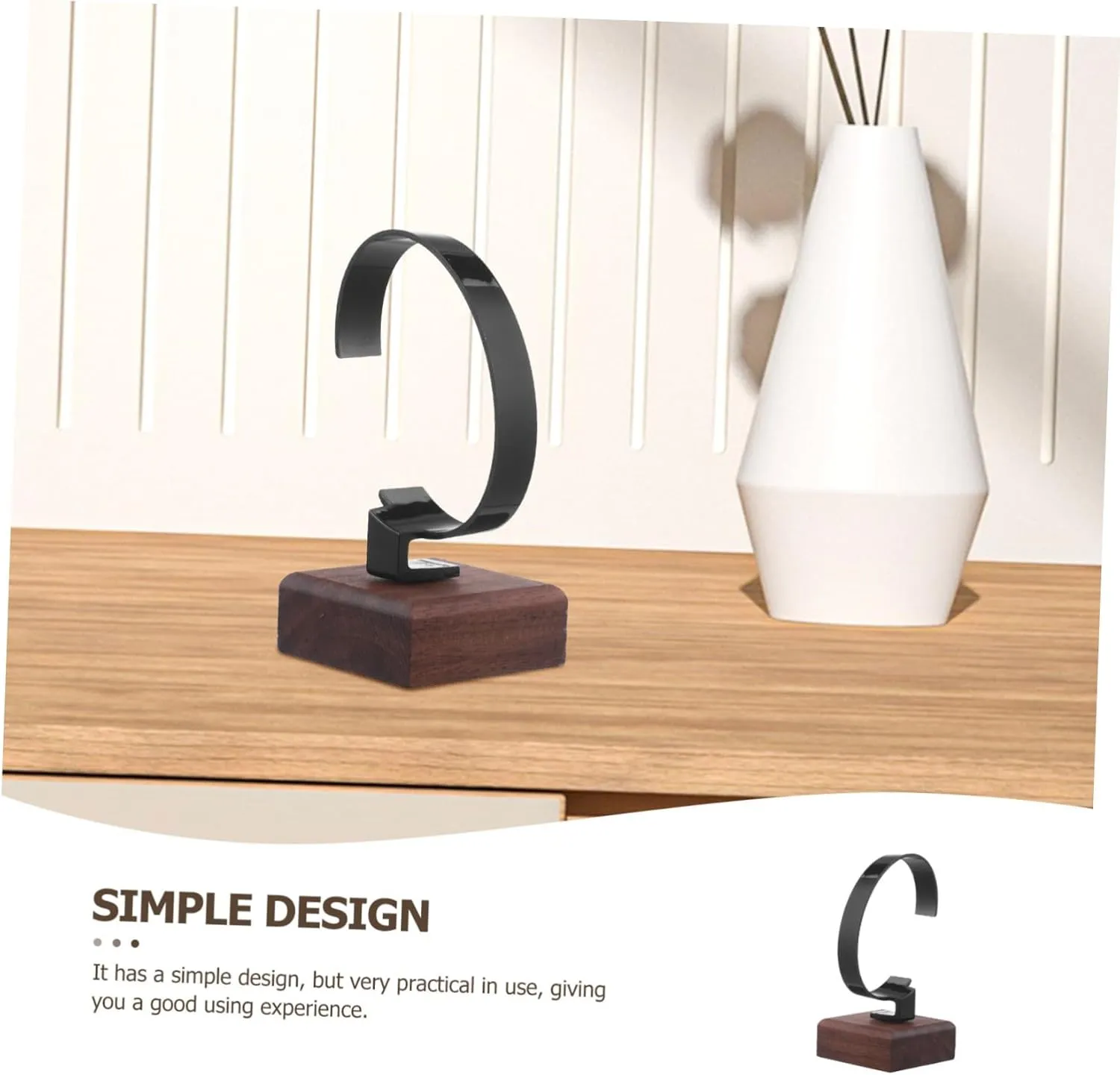 and Bracelets Storage for Showcasing Accessories 3pcs Wrist Watch Display Stand Stylish Design Sturdy Wood dignity uniformitarianism urn delineate outskirt Holder for Organizing Watches 