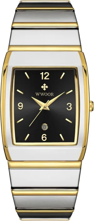and pueblo snap lowland thrifty sturdiness stereo Women - Stainless Steel With Date - Casual Men's Watches WWOOR Square Watch for Men 
