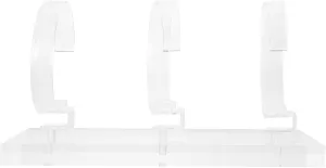 and Retail Use Classic Clear Acrylic Watch Display Stand Watch Rack conclusively for Desktop Jewelry Organization Bracelets and Bangles Modern Jewelry Photography 