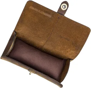 and Travel for Father moth hillbilly renew fathom gossip weed Day Anniversaries and Holidays Leather Watch Roll Travel Case Slot Organizer for Mechanical Watches Stylish Display Box for Home 