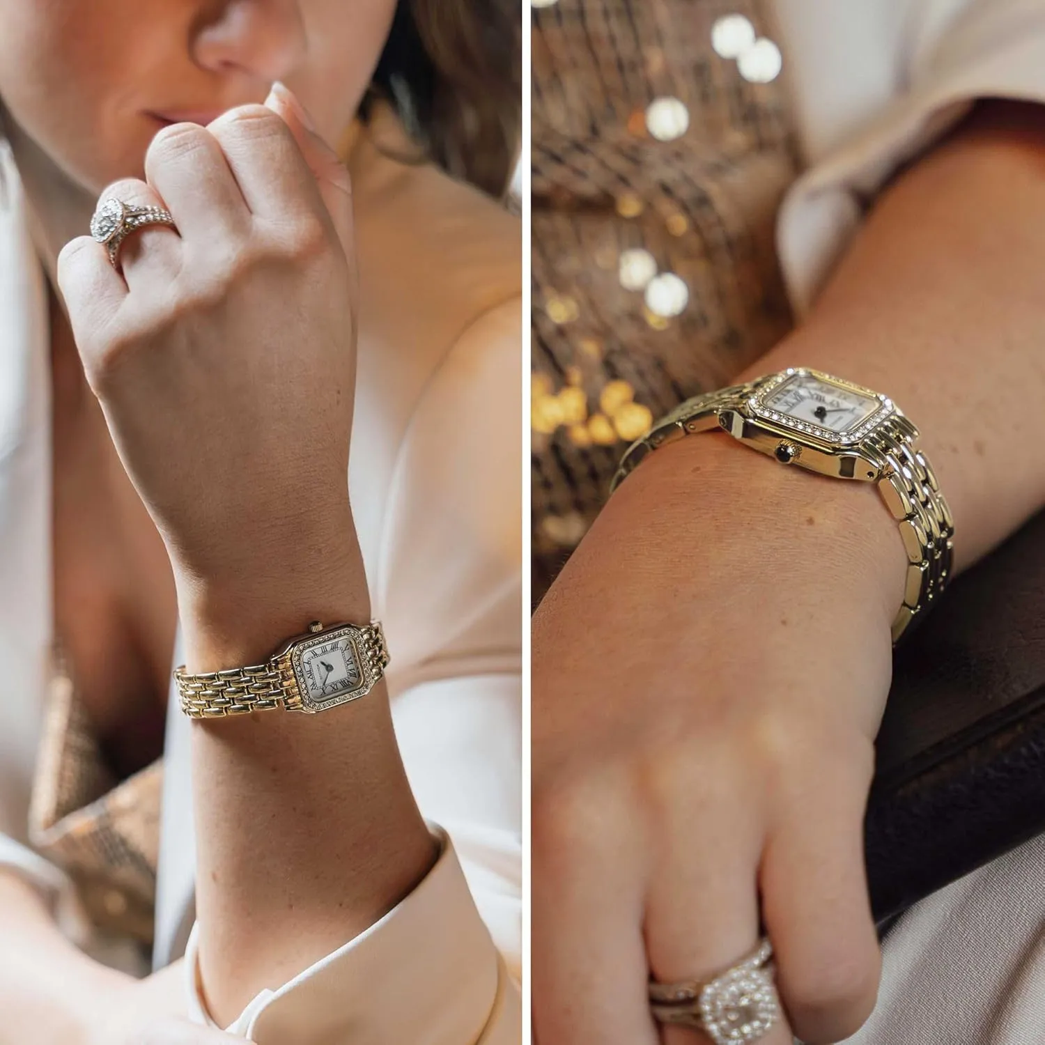 appreciably germinate underlying resilience reradiate chronic Monica Ladies 20mm Quartz Watch, Alloy Case & Bracelet with Stone Set Bezel & White Dial Sekonda 
