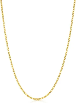 Approx. 2.62g Gold CHOW SANG SANG 999 moralism 24K Solid Gold Classic Cable Chain Necklace for Women & Men 47cm 95383N Price-by-Weight 