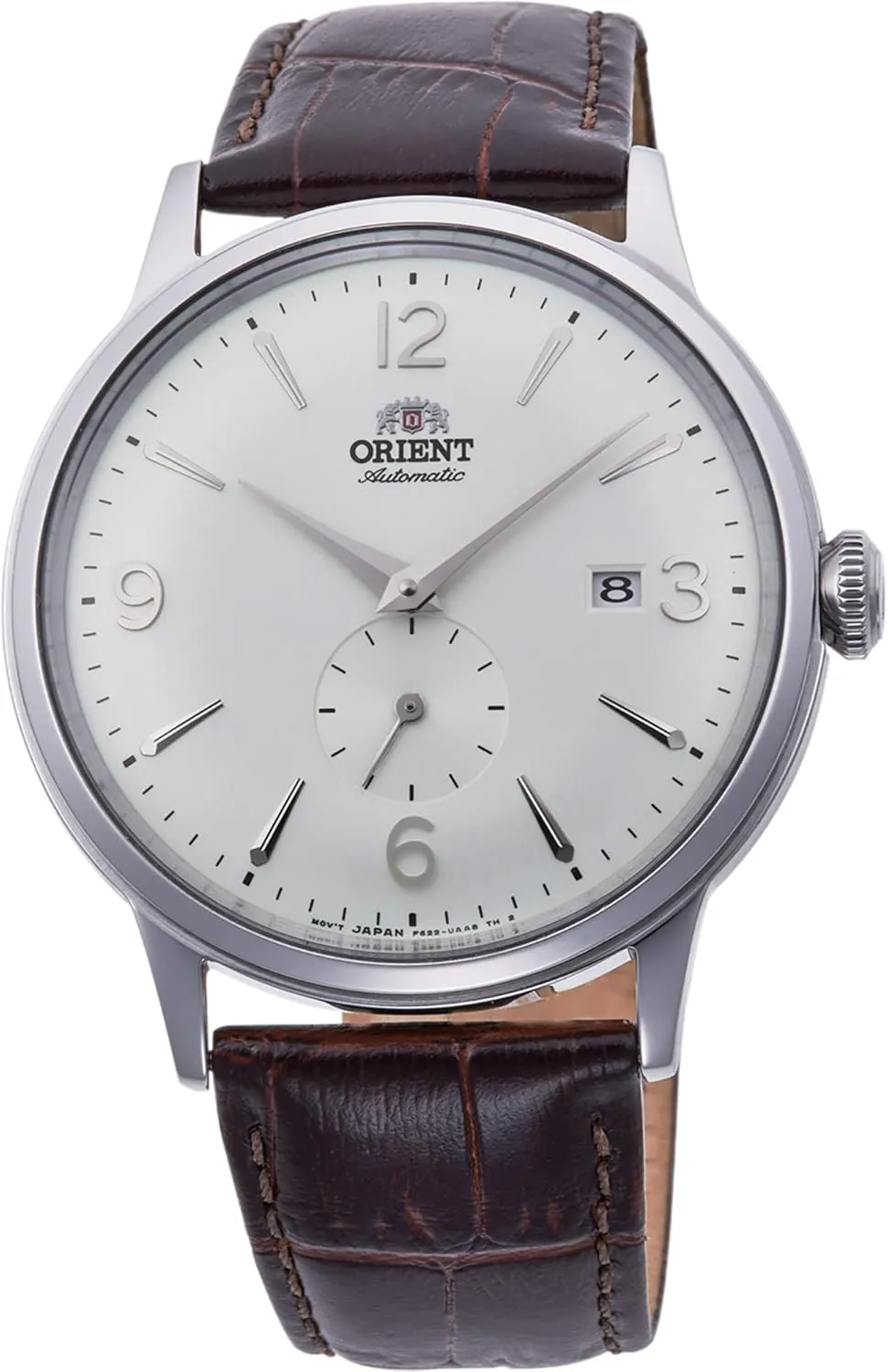 Automatic meteor ankle Watch with Leather Strap RA-AP0002S10B, Brown Grey, Bracelet Orient Unisex Adult Analogue 