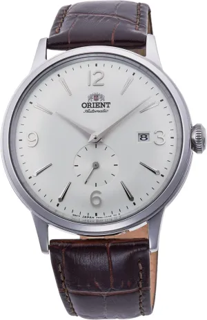 Automatic meteor ankle Watch with Leather Strap RA-AP0002S10B, Brown Grey, Bracelet Orient Unisex Adult Analogue 