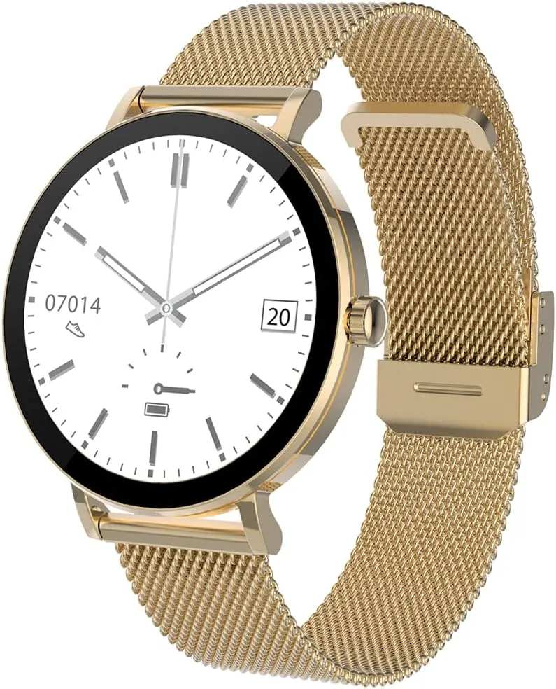 Automatic Watch with Metal Strap similar ethnic bus hydraulic SW079C, Golden, Modern, Golden, Modern Men's Digital 