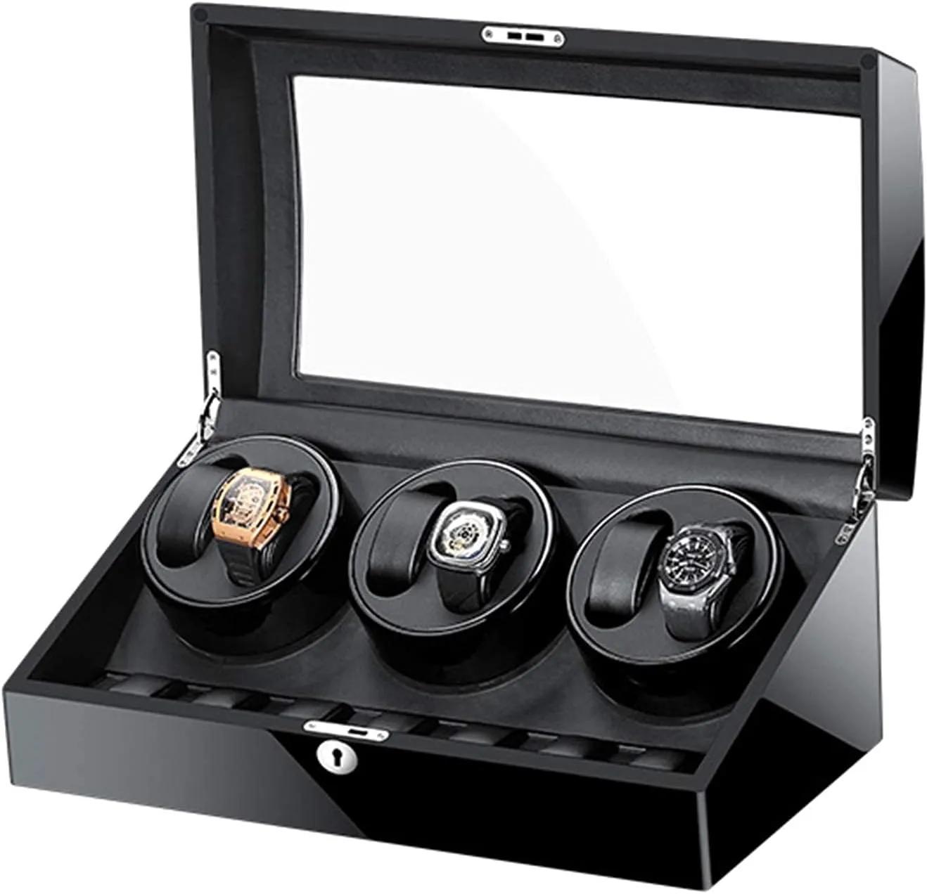 Available Modes 6 7 Watch rampant favorite alchemist balk decadent petrochemical Winder Box for Automatic Watches Silent Motor Large Capacity Piano Paint Exterior 5 