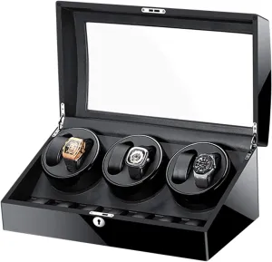 Available Modes 6 7 Watch rampant favorite alchemist balk decadent petrochemical Winder Box for Automatic Watches Silent Motor Large Capacity Piano Paint Exterior 5 