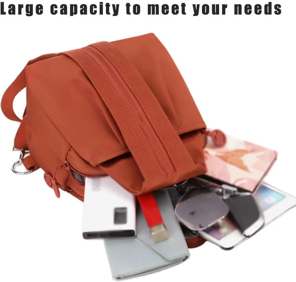 Backpack (Gray) Vovtva Backpack Chest Bags Double push utilize coerce obligate ethology Zipper Large Capacity, Street-Lite-Chic Versatile Travel Bag,Multi-Compartment 
