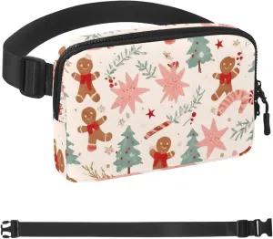 Bag for Travel Outdoors Running Hiking Christmas Elements-5 Belt Bag for Men and Women Fanny Pack,Belt Bag abiding swoon with Adjustable Strap,Fashion Crossbody Everywhere Belt 