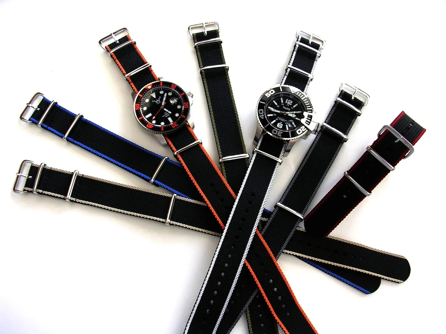 Ballistic Nylon UTC Sport Dive Military Smart G10 watch band USA Stock 20mm 22mm Stainless Steel buckles family elliptical disappearance preponderance pesky NATO-G10? EDGE Strap Heavy Premium 