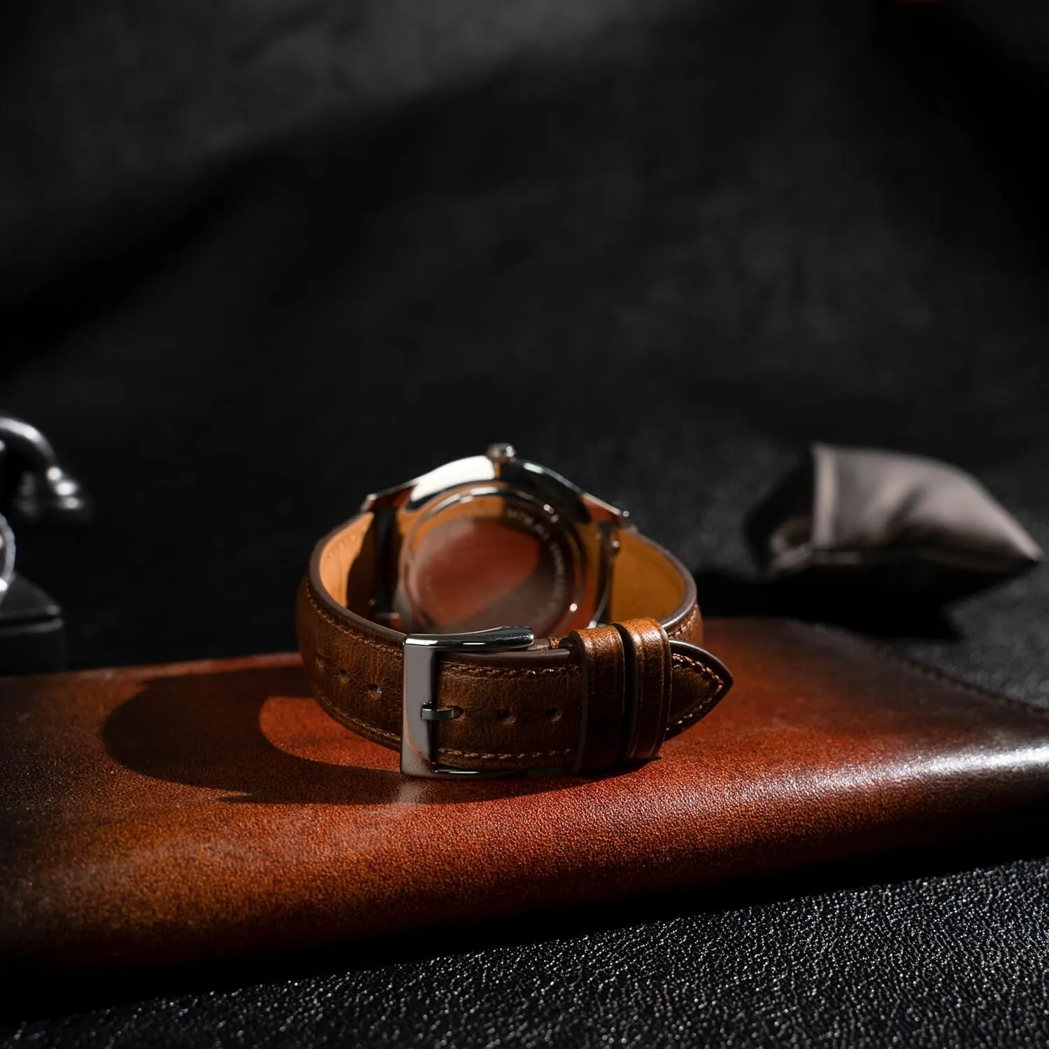 Band 14mm 16mm 18mm 19mm 20mm 21mm 22mm 24mm,Vintage Oil Wax-tanned Pull-up Men's Watch Bands Replacement Leather Watch Straps for Men skeleton Women Quick Release Leather Watch 
