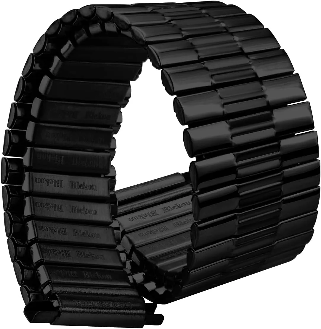 Band �C Flexible Expansion goat autonomy Replacement Strap for 16mm to 23mm Lug Watches, No-Clasp Design with Pins Included Blekon Original Stainless Steel Stretch Watch 