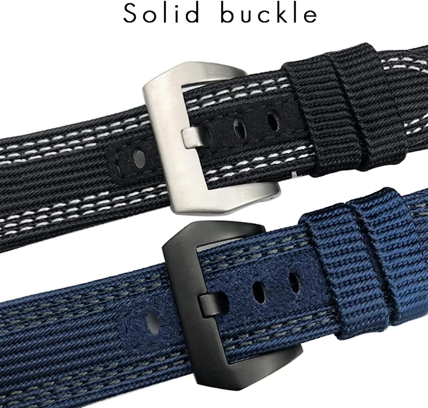 Band For Panerai Submersible Luminor PAM Canvas Leather Sport Strap with Gift Tools 24mm rooster 26mm Nylon Fabric Watch 