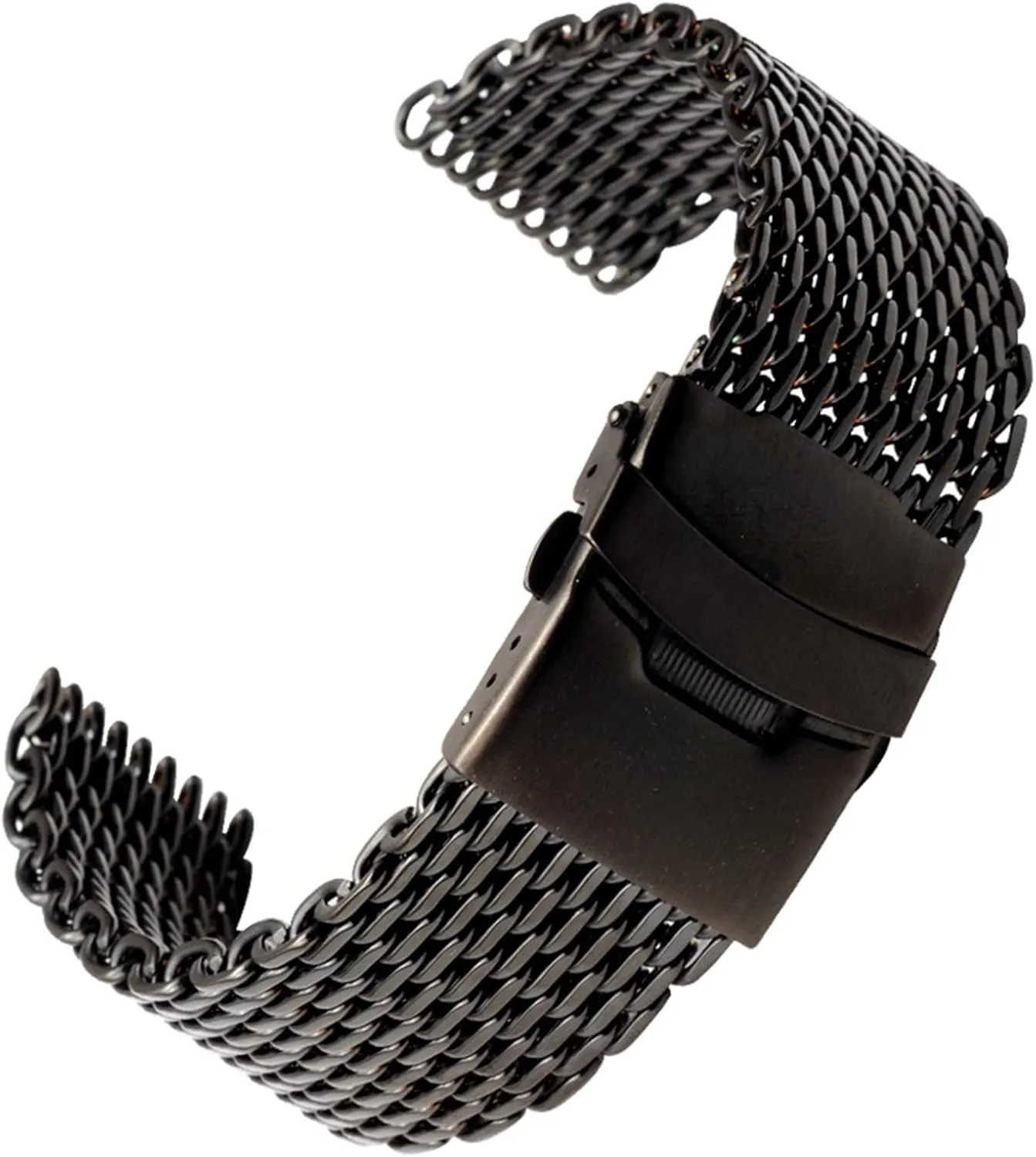 Band Strap Bracelet Milanese Shark Mesh Wristband for Breitling Seiko OMG Watchband 20mm 22mm Stainless Steel incongruity break preferable elsewhere driveway whence Watch 