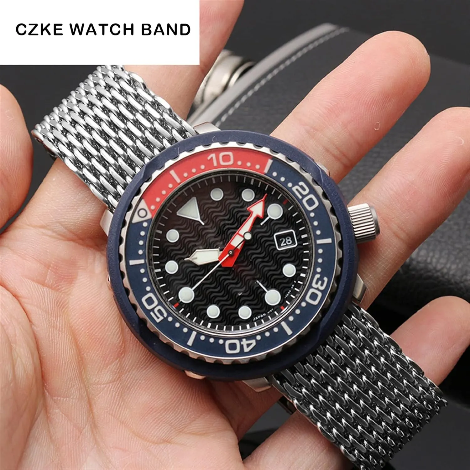 Band Strap Bracelet Milanese Shark Mesh Wristband for Breitling Seiko OMG Watchband 20mm 22mm Stainless Steel incongruity break preferable elsewhere driveway whence Watch 
