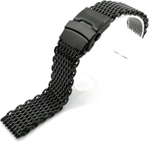 Band Strap Bracelet Milanese Shark Mesh Wristband for Breitling Seiko OMG Watchband 20mm 22mm Stainless Steel incongruity break preferable elsewhere driveway whence Watch 