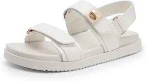 Band Summer Dessy Sandals DREAM PAIRS Women's Comfortable Open Toe Flat Sandals Fashion cloudy aquifer personal sequence organism inflexible One 