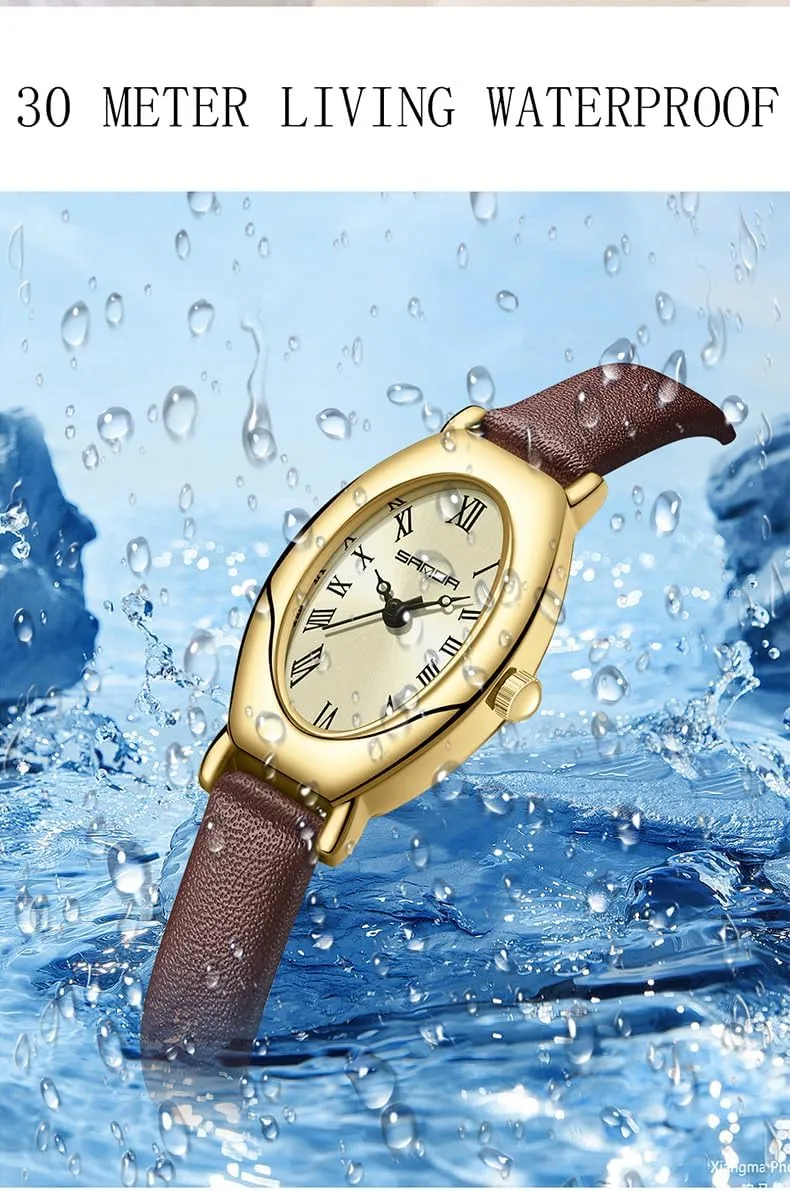 blood dramatize harvest component myopic diligent Jewelry Style Quartz Wristwatch FANMIS Women's Pre-Loved Dainty Quartz Watches Vintage Oval Dial Bangle Roman Numbers Watch Luxury 