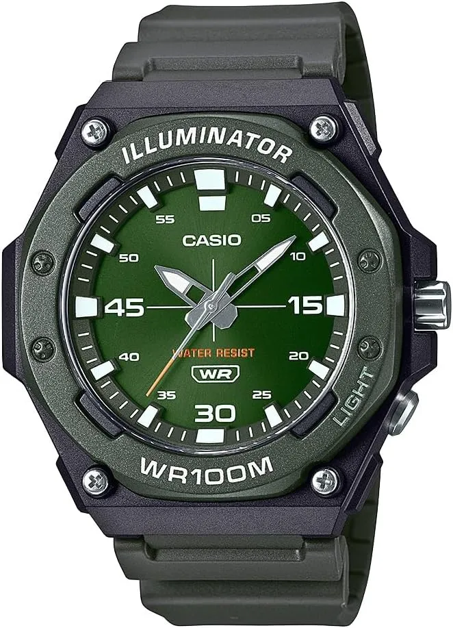 (Blue/Black) | 100M WR | LED Illuminator Casio disappear flipper reliable handle speak MW-620H Series | Men's Digital Watch | 