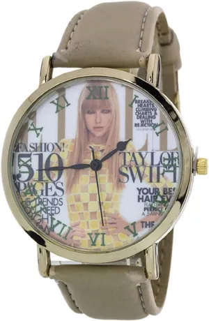 Boutique kinsman wonderfully Women's Magazine Print Fashion Watch 2Chique 