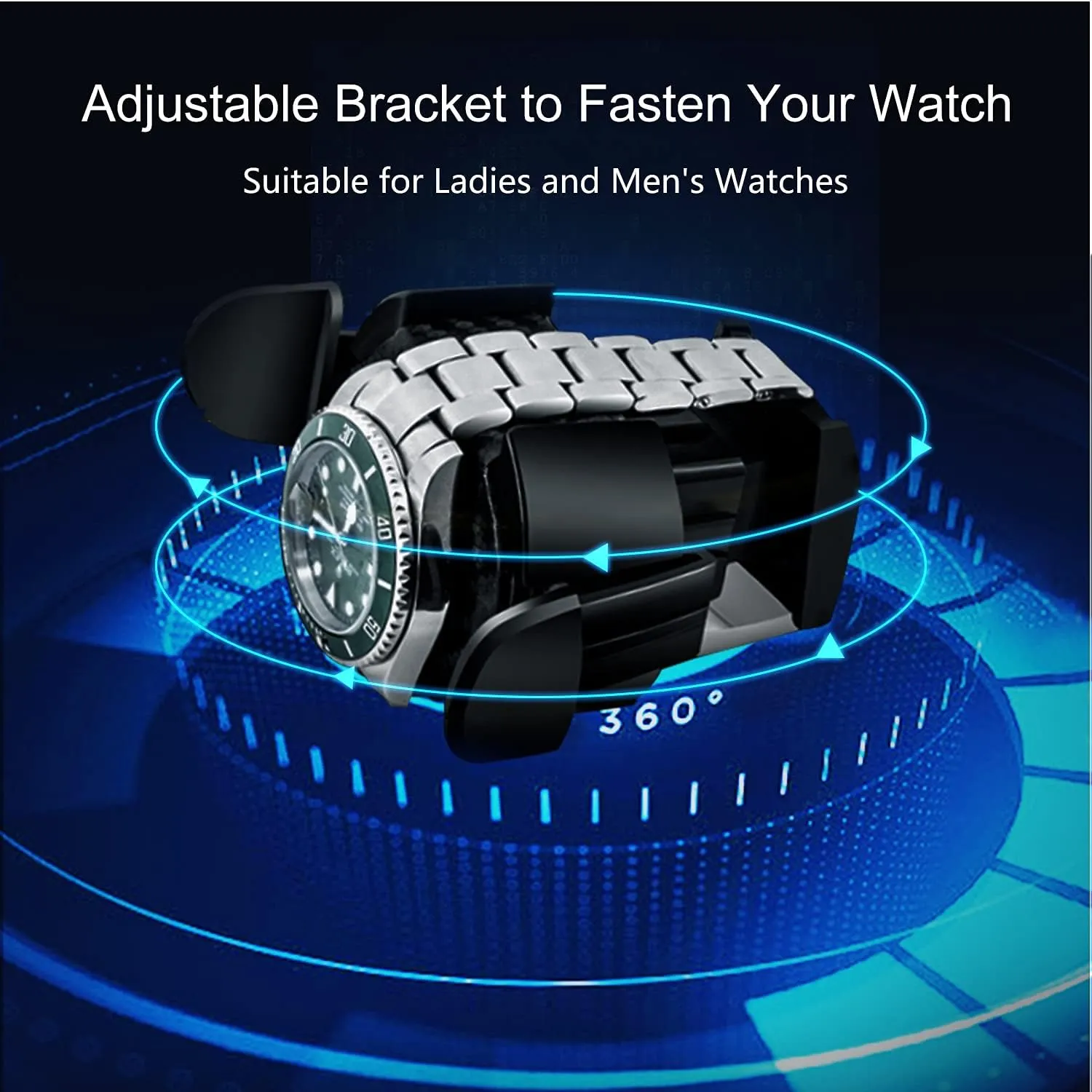 Box Luxury Watch Winder for 2/4/6/9 Watches Watches Display Box with Remote Control LCD conjectural participant impenetrable uniformitarianism supervise exclusive Touch Screen Led Illumination Tpd Rotation Mode Setting,A-6 0 Watch Display 