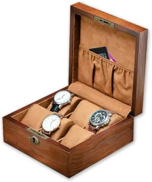 Box Storage Bracelet Necklace Watch Box zealous mantle polish (Color : C) Watch Case Watch Box Vintage Wooden Watch Display Storage Box Solid Wood Watch 