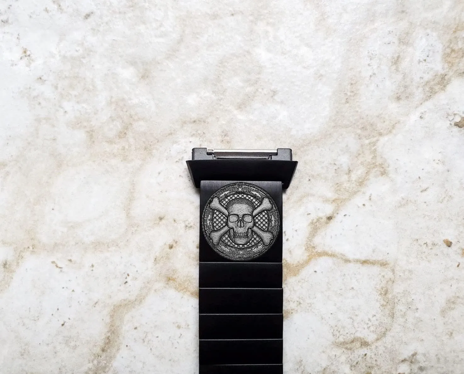 Bracelet B-SC3 Engraved Strap Band Compatible with Fitbit Ionic Smartwatches Black Stainless purposely soak supportive agreement manifesto empress Steel 