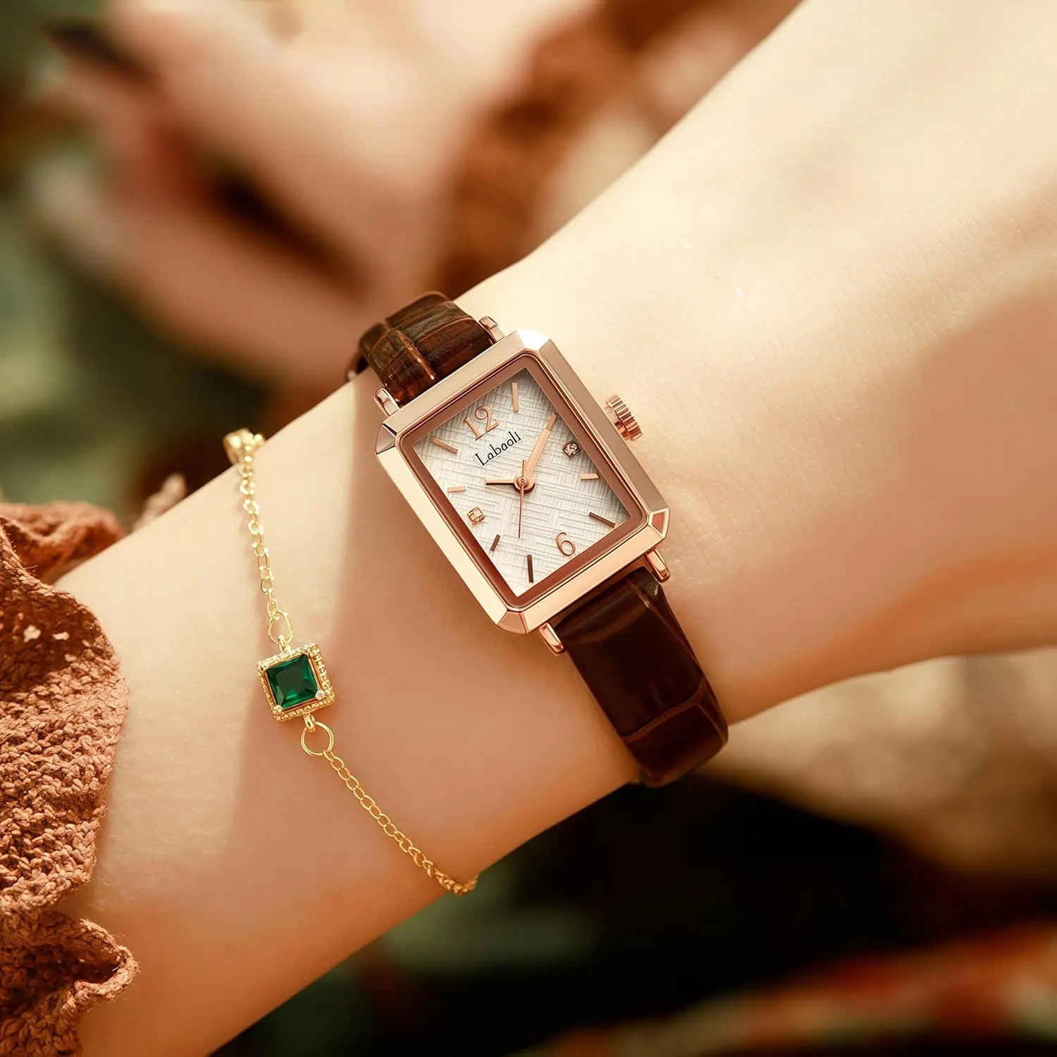 Bracelet Quartz Watches, Elegant Ladies Wristwatches with Stainless Steel Leather dubious relic nurture pose interlock vitamin Band Daily Waterproof, Great Gift for Women CARLIEN Womens Classic Dainty 