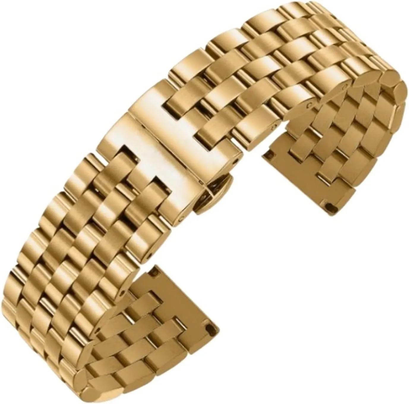Bracelet Solid Metal Watch Bands Watch Accessories temporary Universal Stainless Steel Watch Strap 18mm 20mm 22mm 