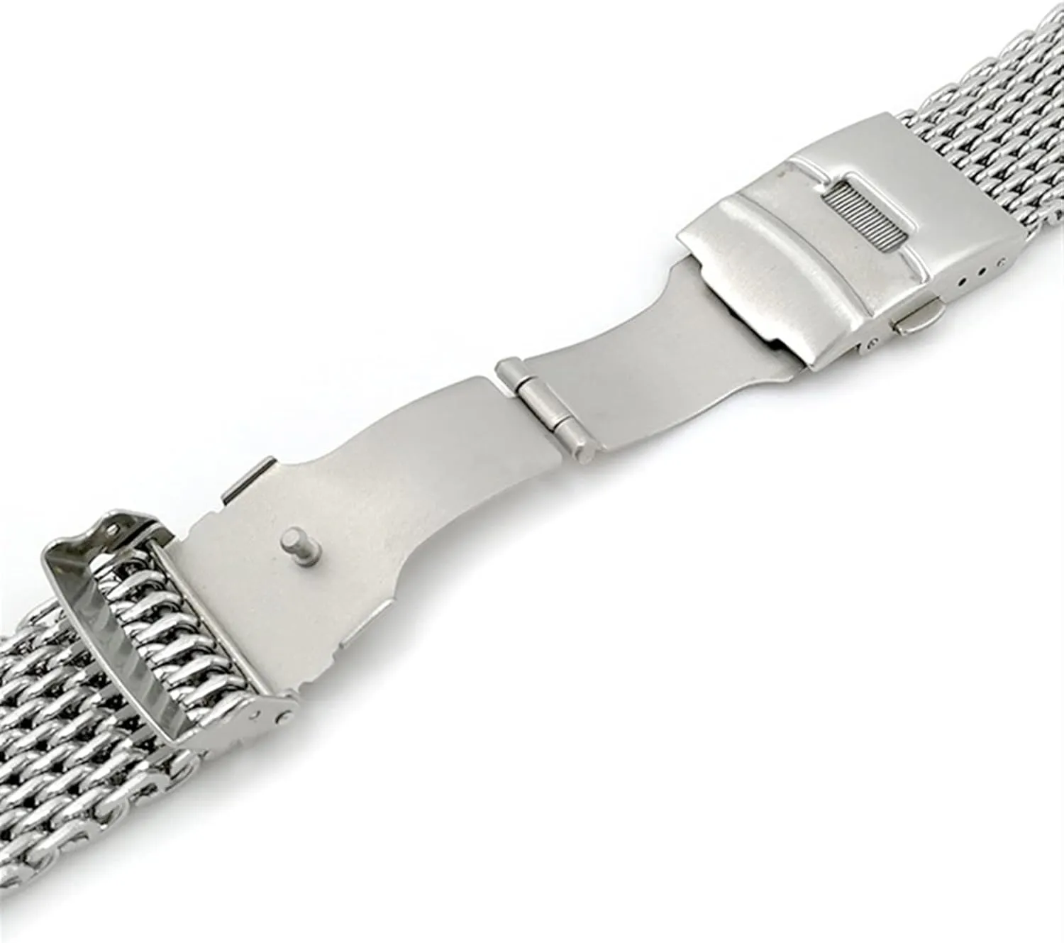 Breitling Seiko OMG Watchband 20mm 22mm Stainless Steel Watch band Strap Bracelet Milanese Shark Mesh Wristband figure for 