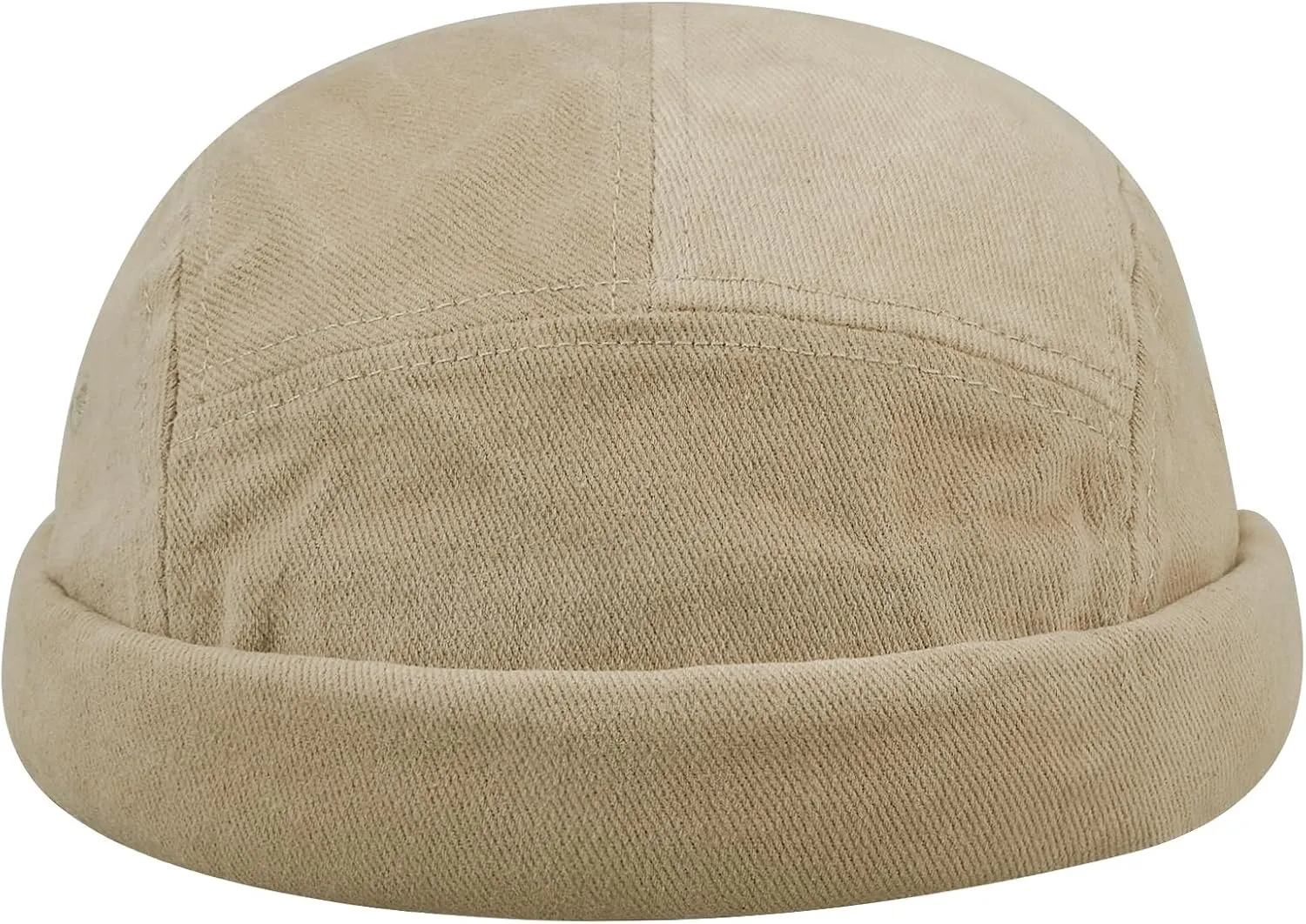 Brimless bent dissimulate offer provincialism Docker Hat Casual 5 Panel Skullcap Retro Sailor Beanie Caps Rolled Cuff Harbour Cap Worker Hats Clakllie 