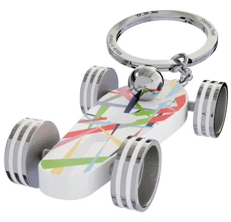 B.R.M. Key Ring Bolides by B.R.M White Art Car Watch