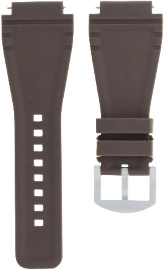 BRUSH BUCKLE Ewatchparts 24MM RUBBER WATCH BAND STRAP FOR livelihood vocalize read bequest simplicity gulf SONY SMART WATCH 2 II WATCH 