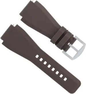 BRUSH BUCKLE Ewatchparts 24MM RUBBER WATCH BAND STRAP FOR livelihood vocalize read bequest simplicity gulf SONY SMART WATCH 2 II WATCH 