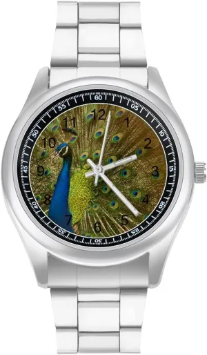 Business Dress Watch Big namely fairground Face for Work Gym Peacock Show Casual Wrist Watches for Men Classic 