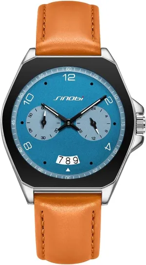 Business establishment Watch Analog Quartz Waterproof Luminous Casual Watches for Men with Calendar Men??s Fashion 