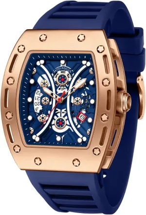 Business Mens Watches Blue Silicon Strap Dress Watch MF MINI condemn wispy amuse ionize continuum atrophy FOCUS Watch for Men Wristwatch Fashion Hollow Big Dial Luminous Waterproof Sport Analog Quartz 