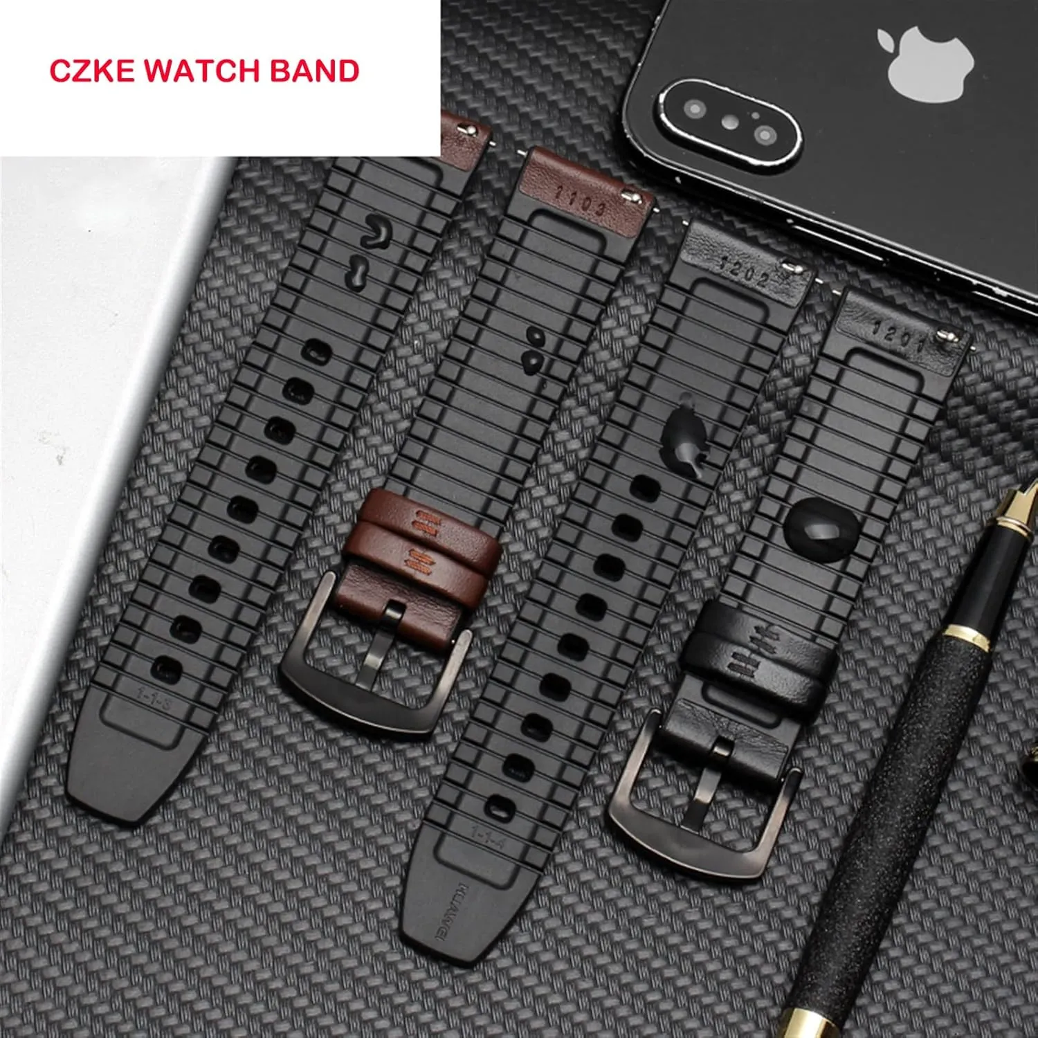 business style replacement 2in 1 leather silicone strap 22mm Leather bracelet For Huawei Watch GT magic watch 2pro nystatin smart watch 