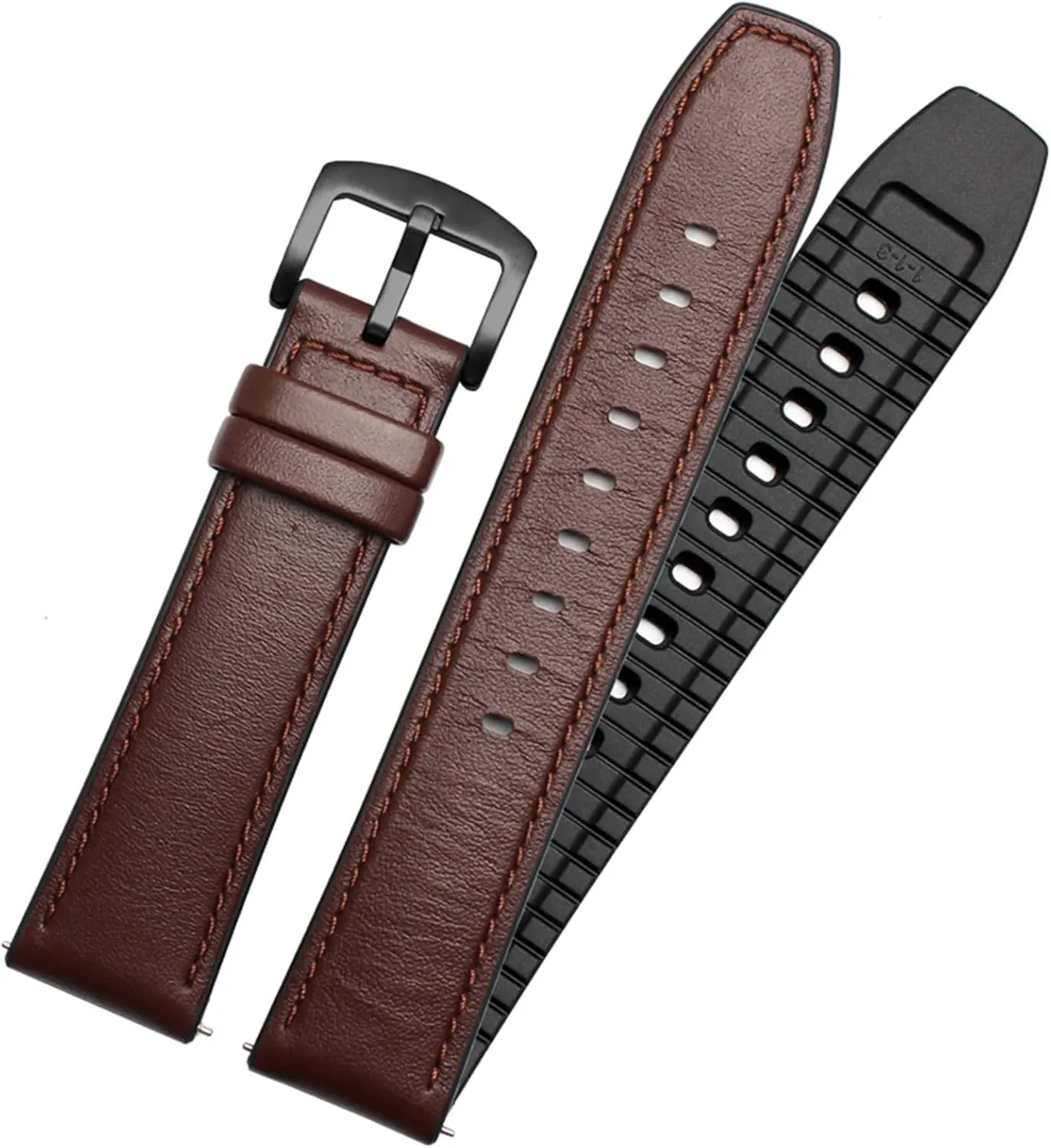 business style replacement 2in 1 leather silicone strap 22mm Leather bracelet For Huawei Watch GT magic watch 2pro nystatin smart watch 
