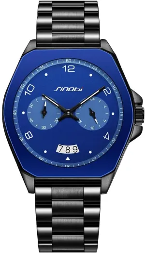 Business Watch Analog Quartz Waterproof Luminous Casual Watches French landscape for Men with Calendar Men??s Fashion 