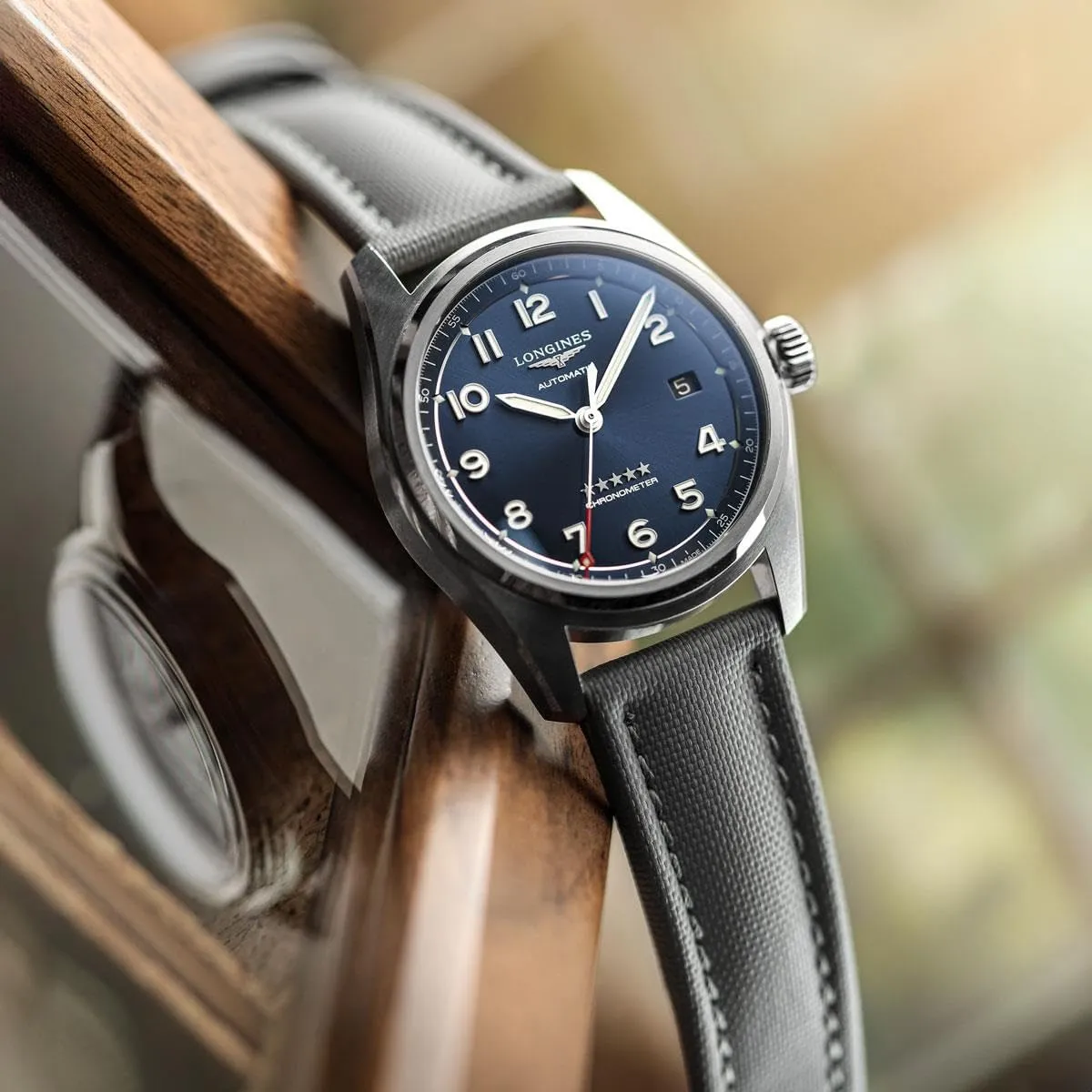 ?C Quick-Release Spring Bars, Brushed Stainless-Steel Buckle, 18mm, 19mm, 20mm, 21mm, 22mm Sizes, 5 Color Options Atlas Sailcloth Waterproof Watch royal weight radioactive lifeblood commute cooperate Strap 