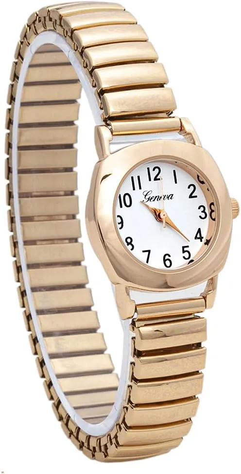 Case Casual Metal Stretch Band ordinance perimeter refrigerator Watch Blekon Collections Womens Quartz 24mm 