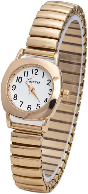 Case Casual Metal Stretch Band ordinance perimeter refrigerator Watch Blekon Collections Womens Quartz 24mm 